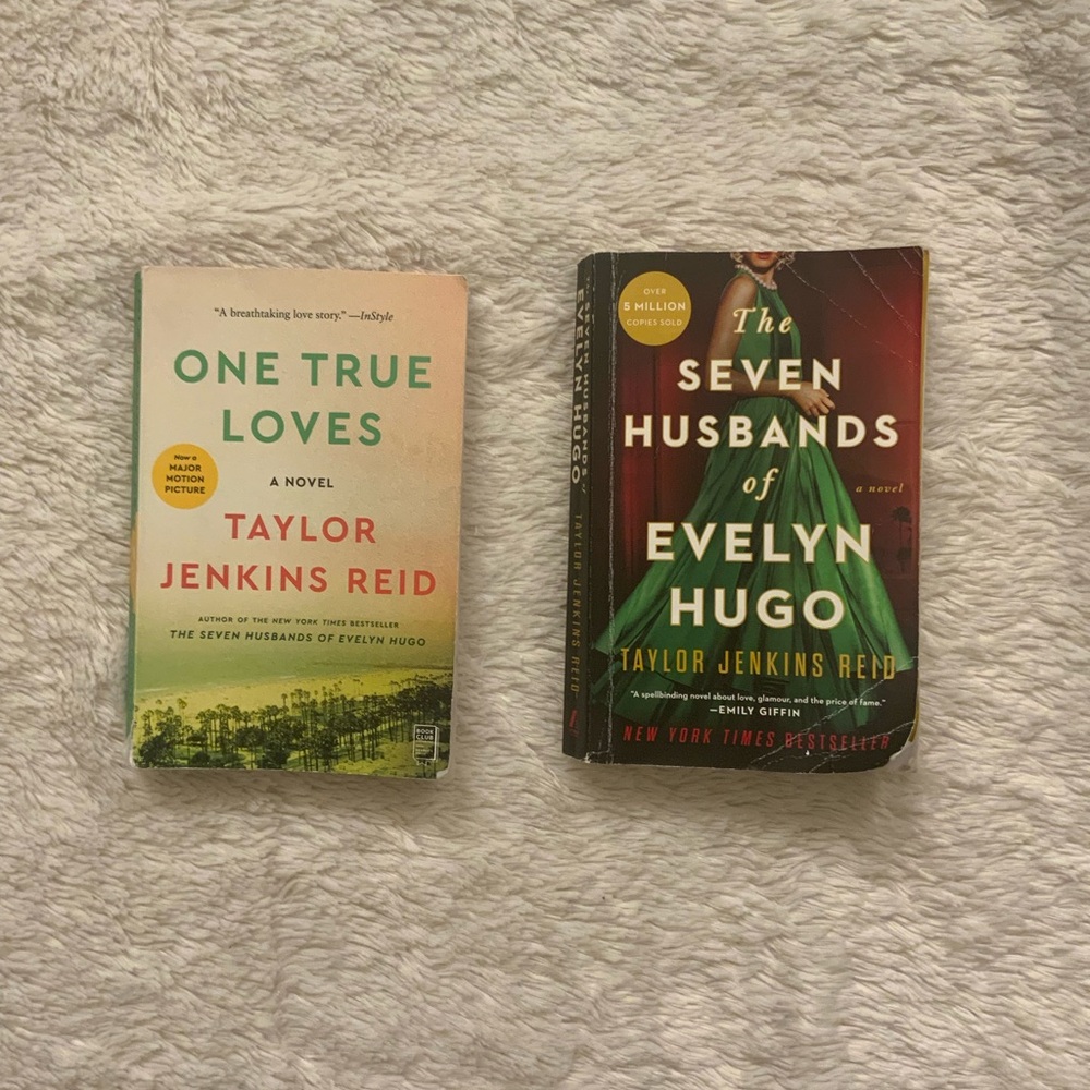 Book set by Taylor Jenkins Reid the seven husbands of Evelyn Hugo